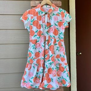 lil cute orange dress sz xs
